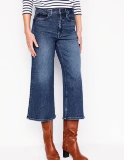 High Rise Wide Crop Jeans-Mid Vintage-Boden Outlet