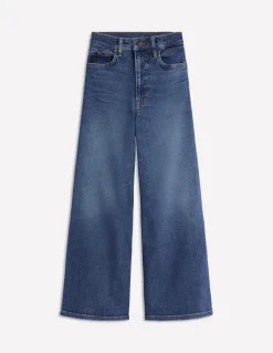 High Rise Wide Crop Jeans-Mid Vintage-Boden Outlet
