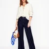 High Rise Wide Leg Jeans-Indigo Rinse-Boden Fashion