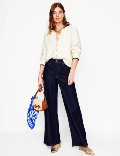 High Rise Wide Leg Jeans-Indigo Rinse-Boden Fashion
