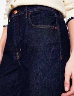 High Rise Wide Leg Jeans-Indigo Rinse-Boden Fashion