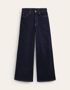 High Rise Wide Leg Jeans-Indigo Rinse-Boden Fashion