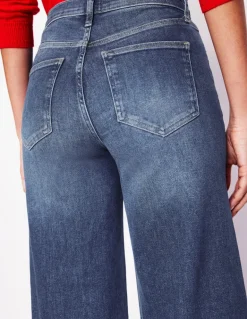 High Rise Wide Leg Jeans-Mid Vintage-Boden Cheap