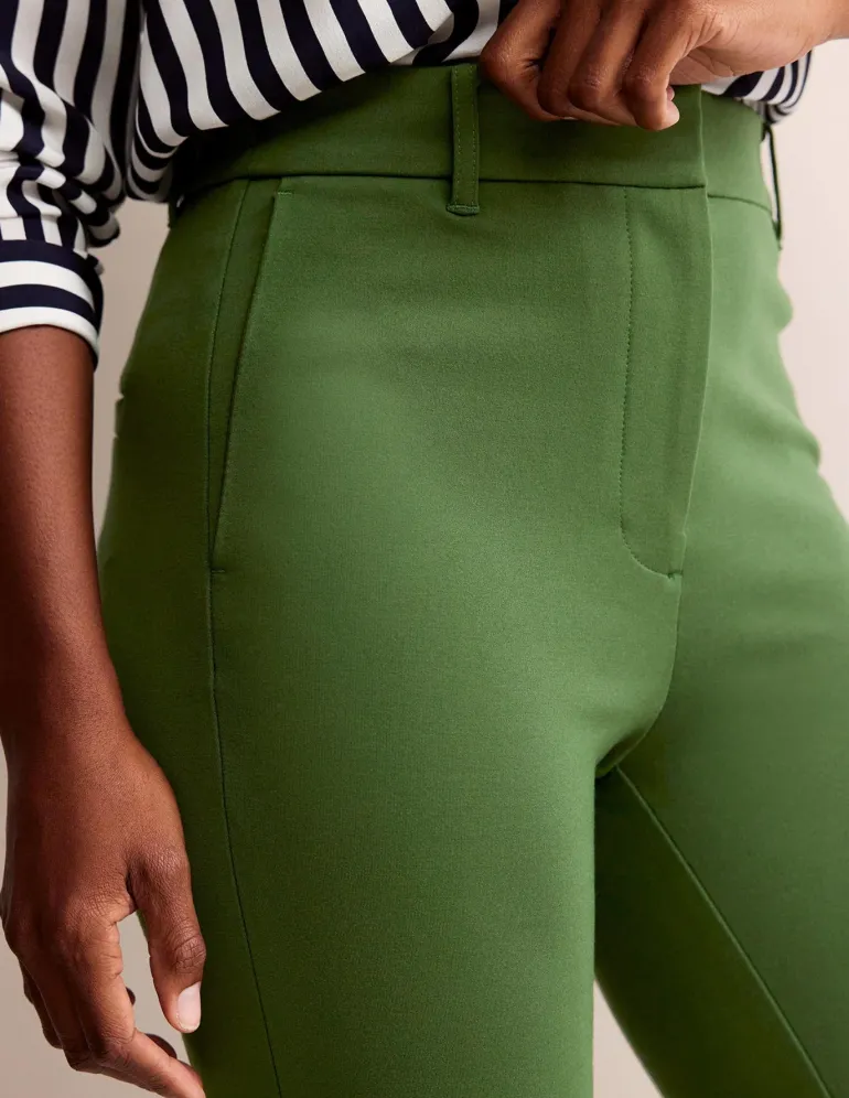 Highgate Ponte Pants-Winter Green-Boden Best Sale