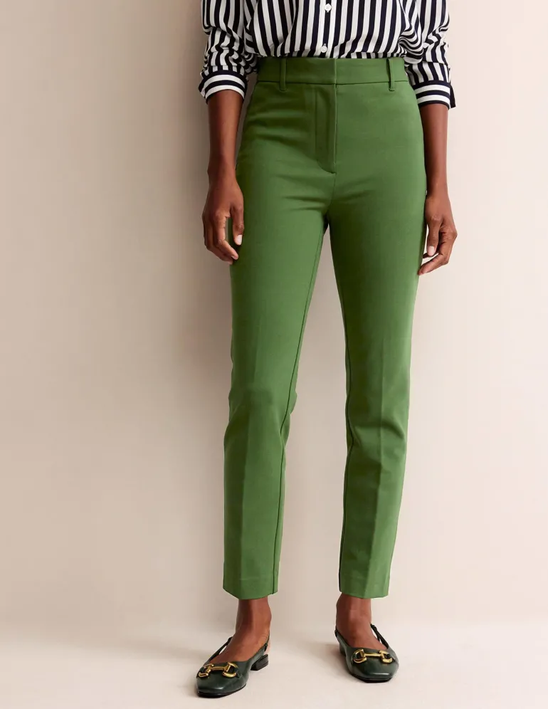 Highgate Ponte Pants-Winter Green-Boden Best Sale