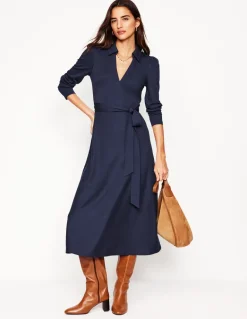 Imogen Collared Jersey Dress--Boden Flash Sale