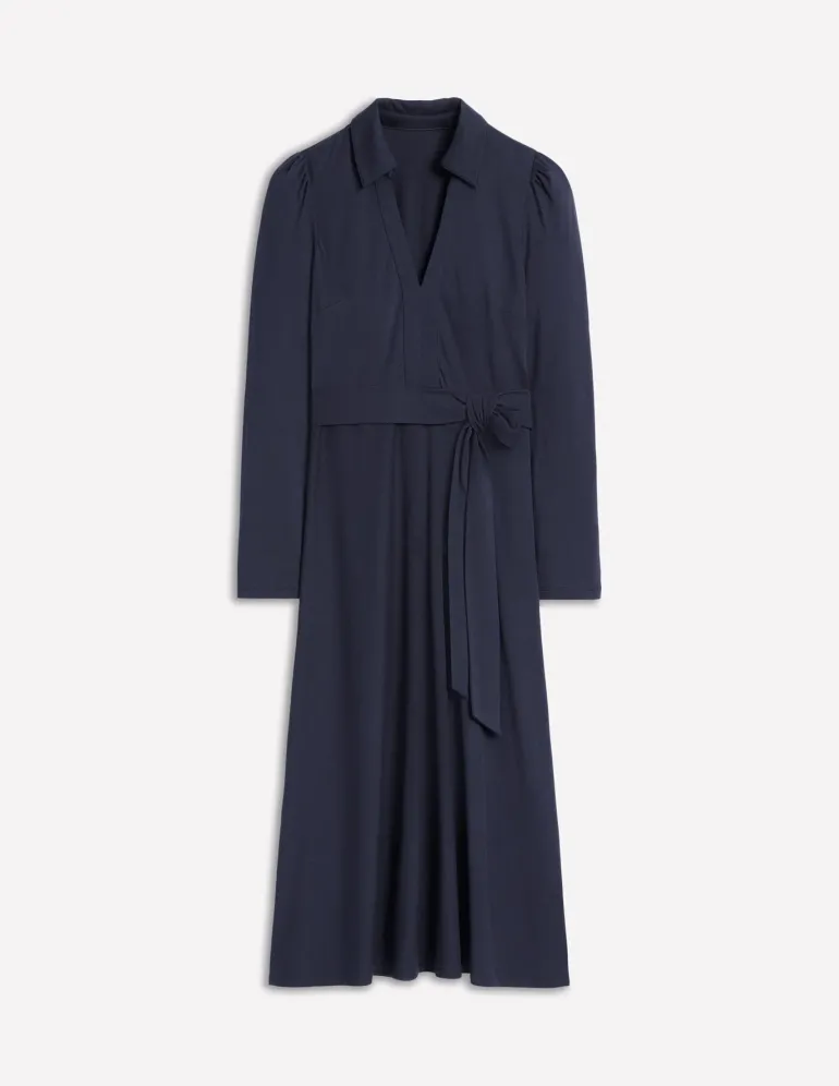 Imogen Collared Jersey Dress--Boden Flash Sale