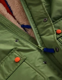 4-in-1 Waterproof Coat-Safari Green-Boden Hot