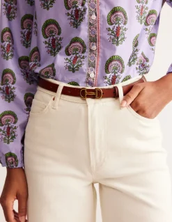 Iris Skinny Snaffle Trim Belt--Boden Outlet