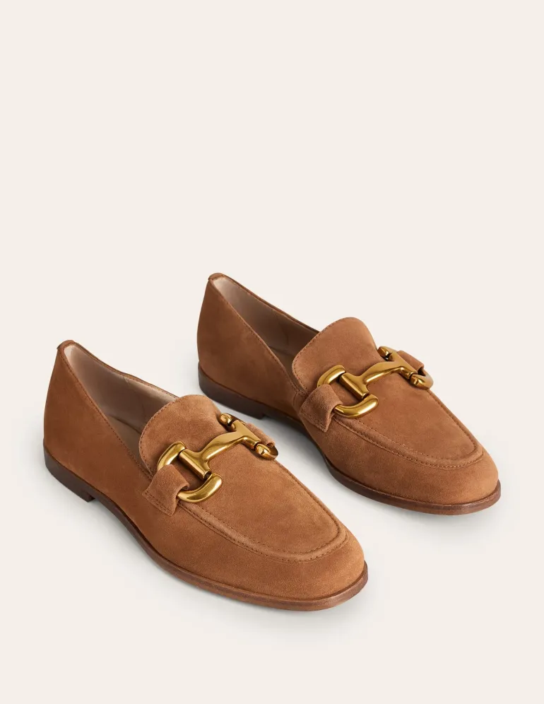 Iris Snaffle Loafers-Ginger Snap Suede-Boden Cheap