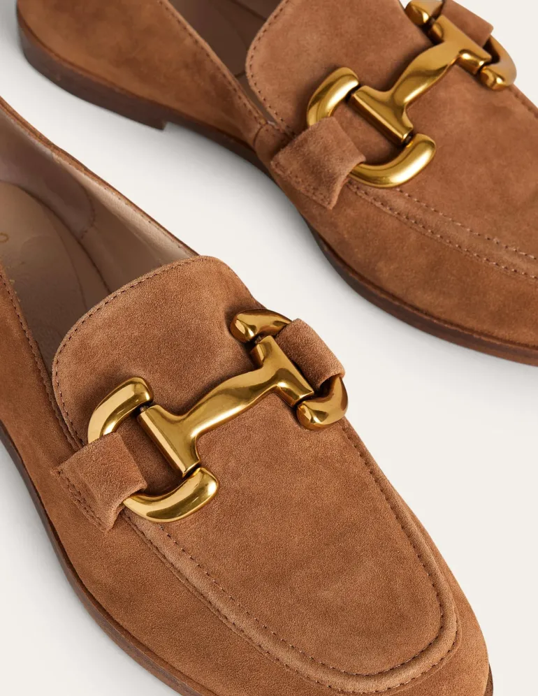 Iris Snaffle Loafers-Ginger Snap Suede-Boden Cheap