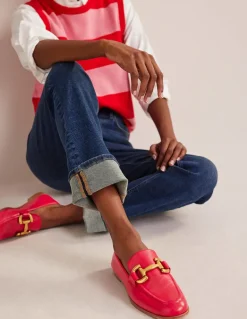 Iris Snaffle Loafers-Pillarbox Red-Boden Outlet