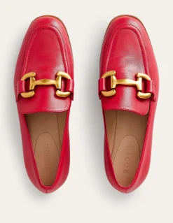 Iris Snaffle Loafers-Pillarbox Red-Boden Outlet