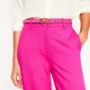 Iris Snaffle-Trim Leather Belt-Pink Peony-Boden New
