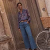 Iris Snaffle-Trim Leather Belt--Boden Discount
