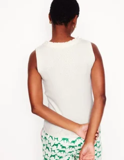 Jersey Henley Pajama Vest--Boden Hot