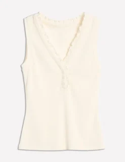 Jersey Henley Pajama Vest--Boden Hot