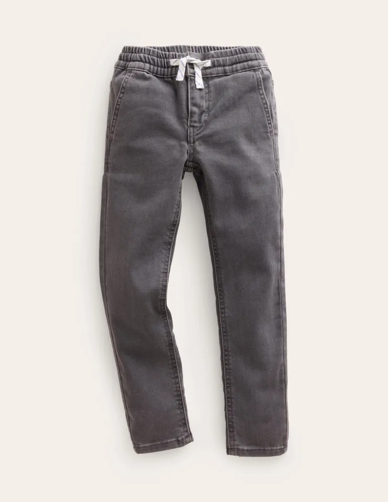 Jersey Skinny Pants-Grey Denim-Boden Store