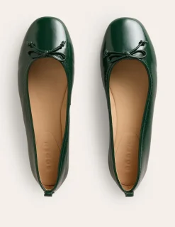 Kitty Flexi Sole Ballet Flats-Ponderosa Pine Patent-Boden Fashion