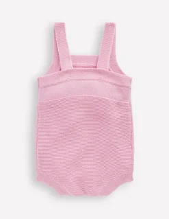 Knitted Romper-Vintage Pink Heart-Boden Sale