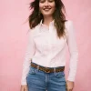 Lace Insert Shirt--Boden Online