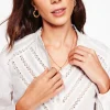 Lace Trim Cotton Blouse--Boden Flash Sale