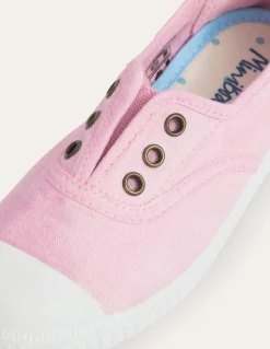 Laceless Canvas Pull-ons-Cameo Pink-Boden Discount