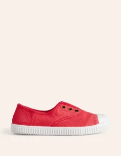 Laceless Canvas Pull-ons-Jam Red-Boden Outlet