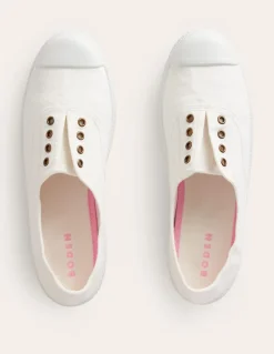 Laceless Canvas Sneakers--Boden Discount