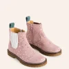 Leather Chelsea Boots-Cosmos Pink Stars-Boden Fashion