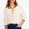 Lena Stitch Detail Cardigan-Warm Ivory-Boden Best Sale
