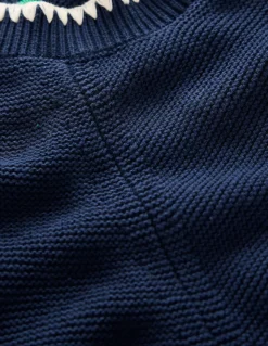 Lena Stitch Detail Sweater--Boden Hot