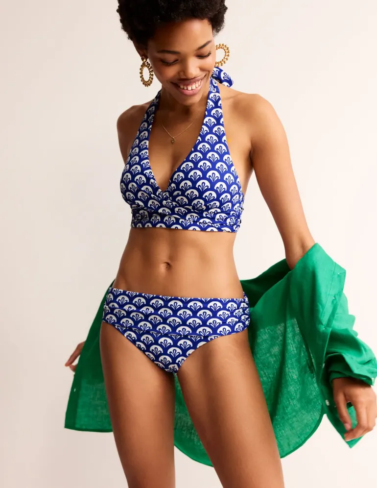 Levanzo Fold Bikini Bottoms-Surf The Web, Foliage Geo-Boden Hot