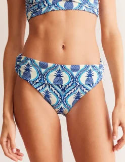 Levanzo Fold Bikini Bottoms-Surf The Web, Pineapple Wave-Boden Fashion