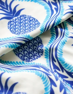Levanzo Fold Bikini Bottoms-Surf The Web, Pineapple Wave-Boden Fashion