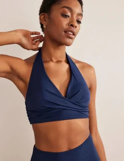 Levanzo Halter Bikini Top-French Navy-Boden Sale