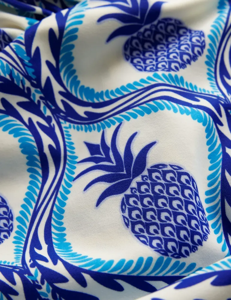 Levanzo Halter Swimsuit-Surf The Web, Pineapple Wave-Boden Shop
