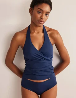 Levanzo Halter Tankini Top-French Navy-Boden Clearance
