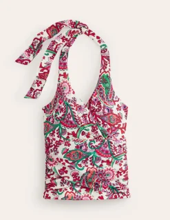 Levanzo Halter Tankini Top-Multi, Fantastical-Boden Clearance