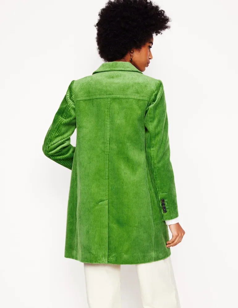 Lincoln Cord Coat-Promenade Green-Boden Sale