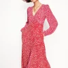 Lisa Long Sleeve Tea Dress-Pink, Heart Cluster-Boden Cheap