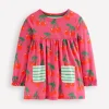 Long Sleeve Printed Tunic-Sorbet Pink Cherries-Boden Flash Sale