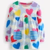 Long Sleeve Printed Tunic-Misty Blue Balloon Sky-Boden Discount
