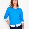 Lydia Cashmere Jumper-Cerulean Blue-Boden Best Sale