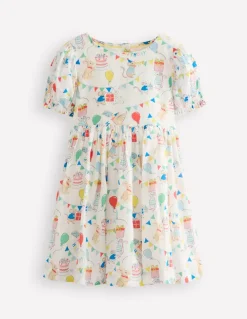 Madeline Woven Dress-Birthday Print-Boden Hot