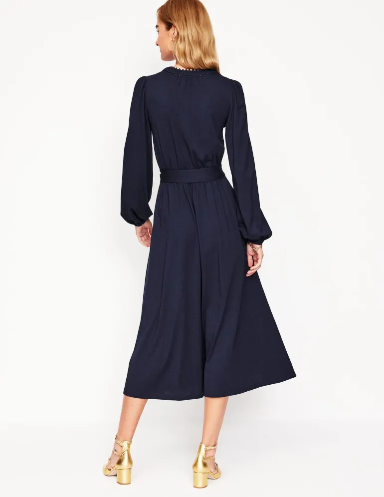Maeve Trim Jersey Midi Dress--Boden Flash Sale