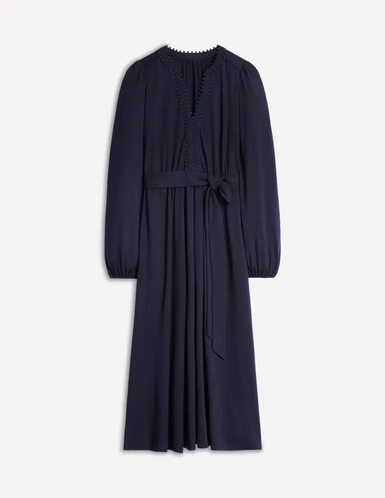 Maeve Trim Jersey Midi Dress--Boden Flash Sale