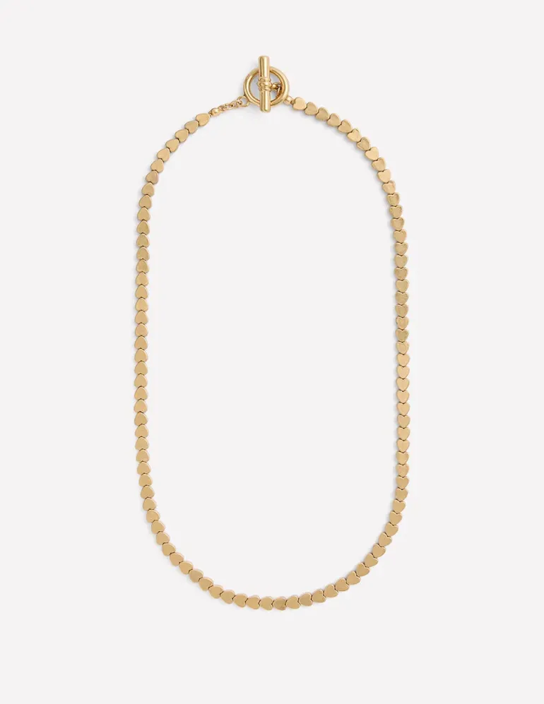 Metal Heart Necklace--Boden New