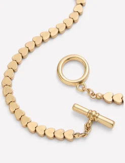 Metal Heart Necklace--Boden New