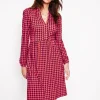 Naomi Relaxed Jersey Dress-Rouge, Sphere Geo-Boden Discount